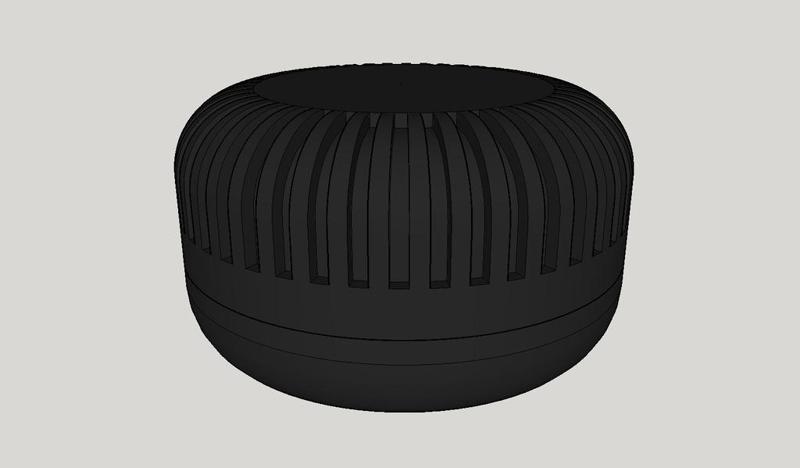 Apple Watch Digital Crown shape travel charging stand