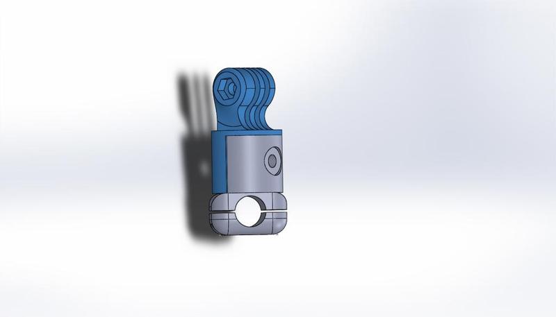 Gopro SkiPole Mount 16mm  Rotatable and detachable mount 