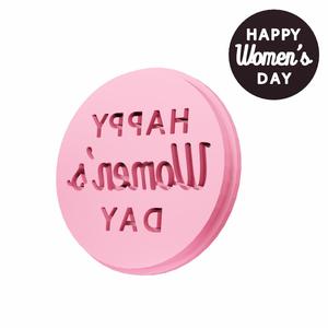 Happy Women's Day Press Stamp
