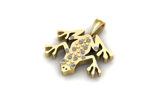 Frog Pendant   3D printable model