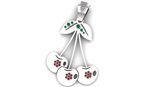 Cherry Pendant 3D printable model
