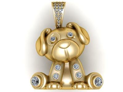 PANDA PENDANT 3D PRINTABLE MODEL