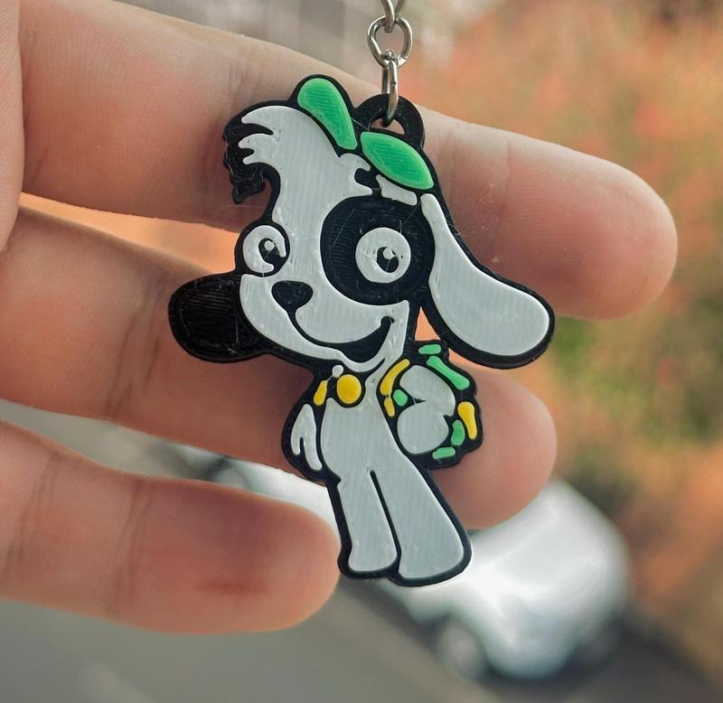 doki 3d keychain | doki keychain