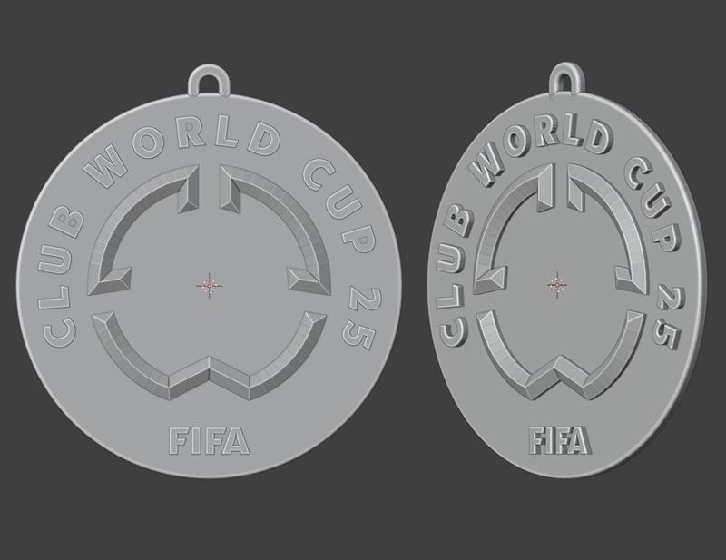 Club World Cup 25 Keychain