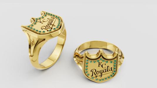 crown ring design 3D printable model