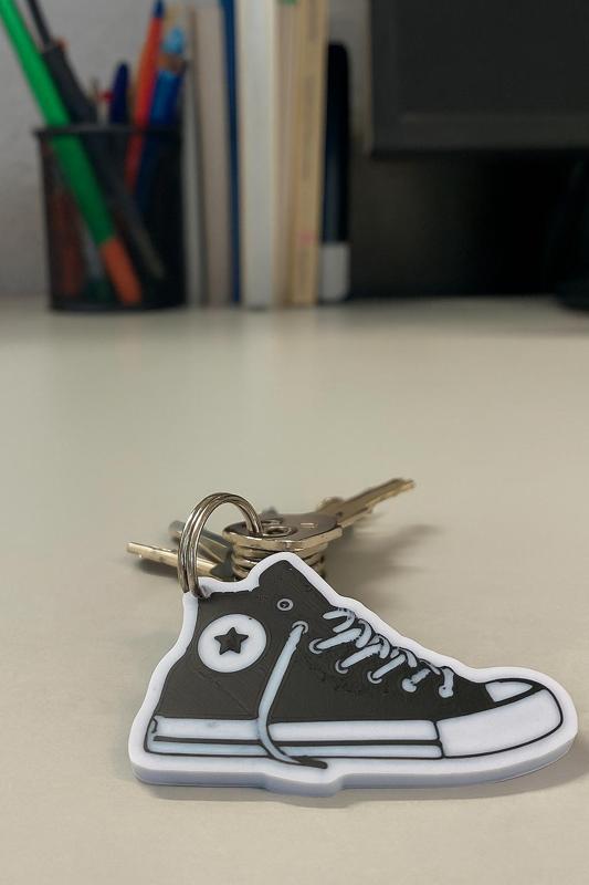 Converse keychain