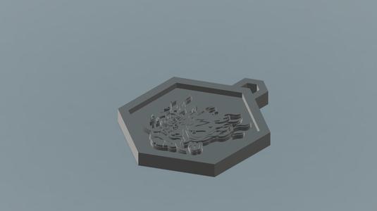 Cyberpunk SAMURAI Keychain