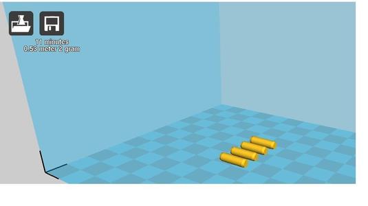  3DR Solo Leg extension pin 4mm