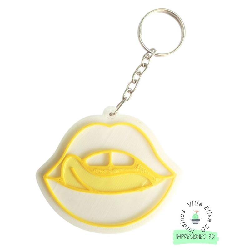 Sexy mouth keychain