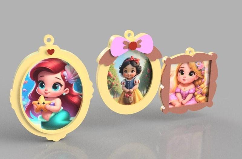 Keyrings cookies kawaii frames