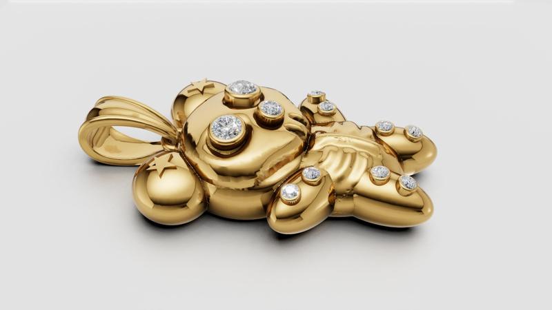 Teddy Pendant 3D printable model