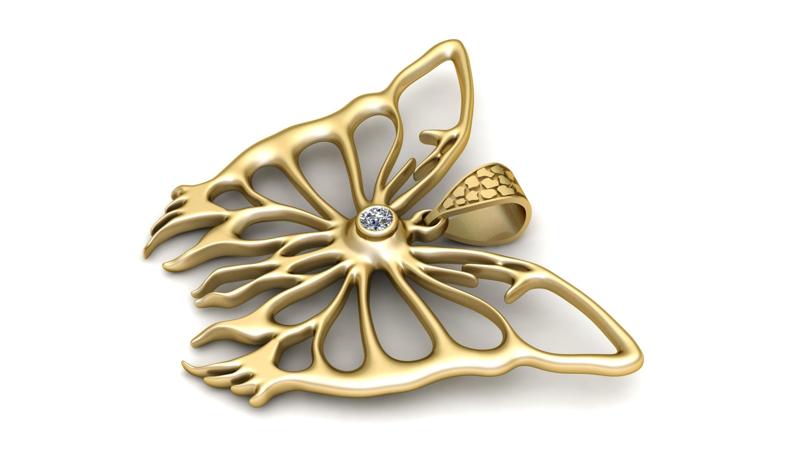 ButterflyPendant  3D printable model