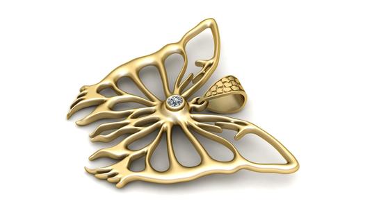 ButterflyPendant  3D printable model