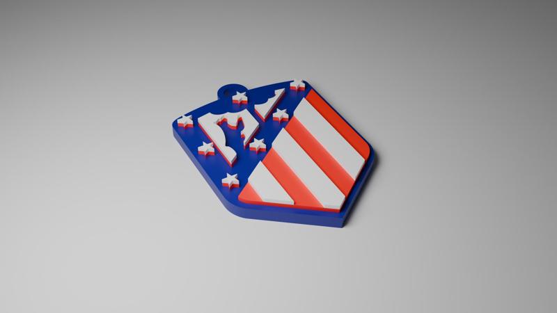 Atletico de Madrid KeyRing