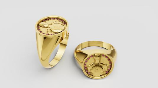 Heroic Ring Design 3D printable model
