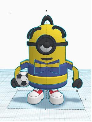 "Minion Bocajunior Secret Keychain: Keep your Secrets in Style!"