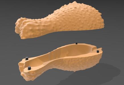 FRIED CHICKEN LEG SHAPED KNOB
