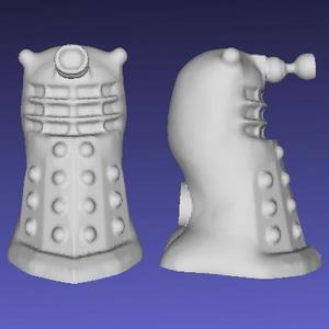 Dalek in the style of gogo crazy bones (custom modelled gogos crazy bones)