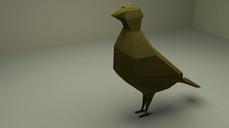 LoPoly Partridge 