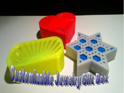 Customizable Jewelry/Gift Box