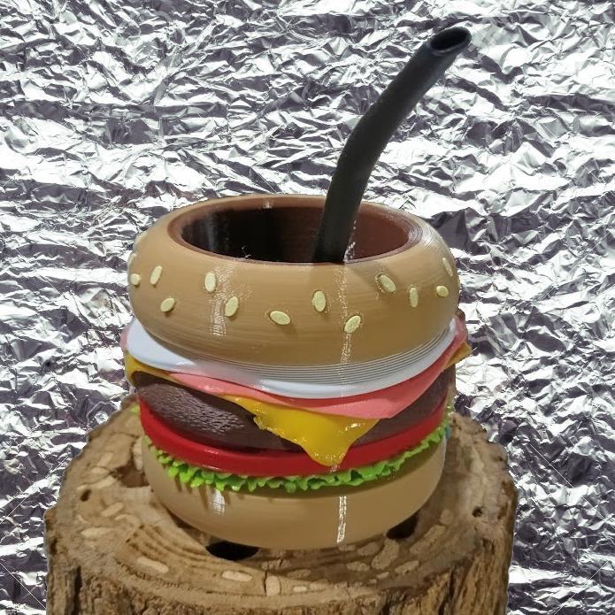 Mate hamburguesa | Hambuger mate (yerba mate)
