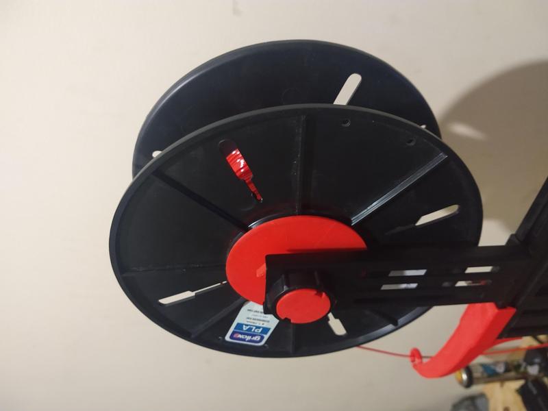 Creality ender 3 filament reel holder - DIAMETER 73mm or more with bearing