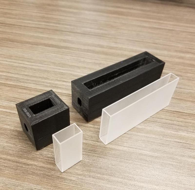 20mm & 100mm Cuvette Holders for Evolution 201