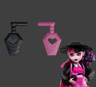 Replacement Earrings for Monster High Draculaura Core Refresh Monster Ball Doll