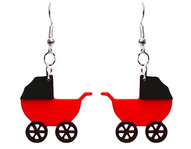 Baby Stroller Earrings