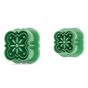 Embossed Flower Polymer Clay Cutter, Earring polymer clay cutter, Dangle cutter | 3D Printable Model