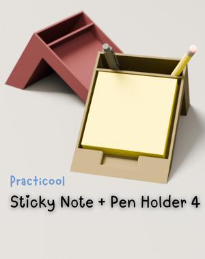 Sticky Note + Pen Holder Version 4