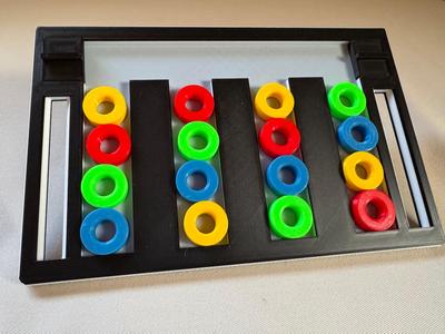 Colour Matching Game - Sliding Puzzle - Two Levels