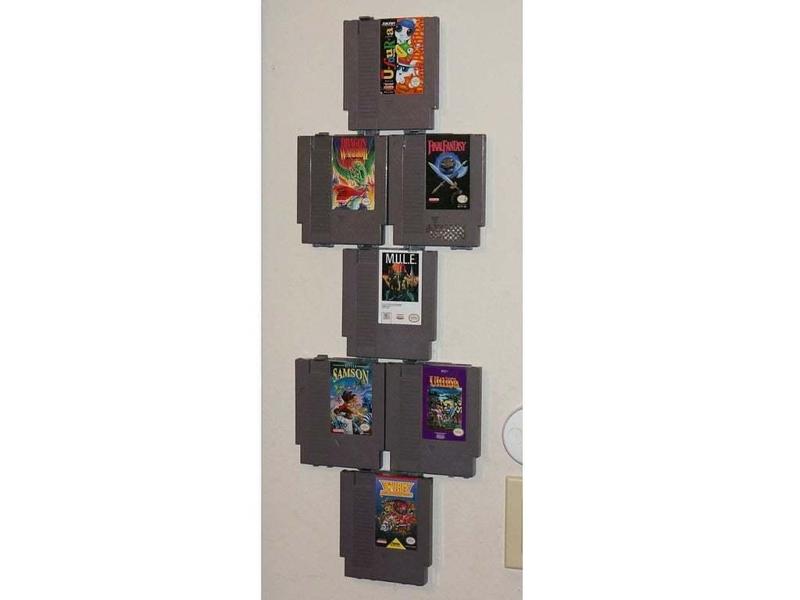 Modular NES Game Wall Hangers (Nintendo Entertainment System) UPDATED 2015-08-21