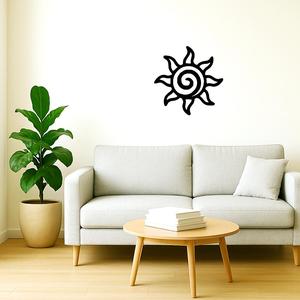sun-shaped wall decoration