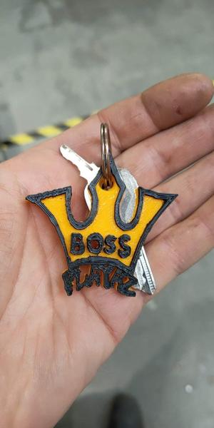 2Pac BOSS PLAYAZ keychain
