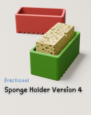 Kitchen Sponge Holder Version 4