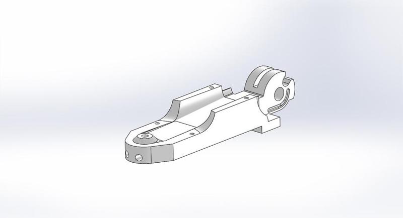 E-Flite Bonanza 15e Main Gear Trunion Strut and Door