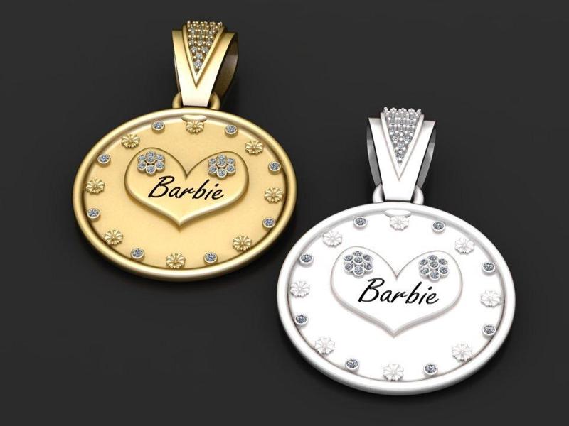 GoldAndSilverPendant  3D Printable model