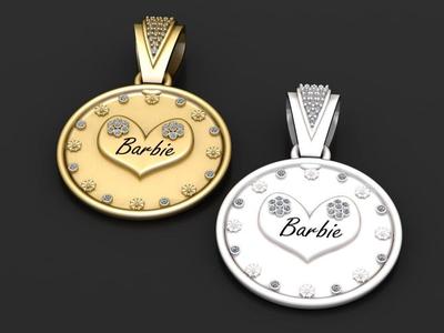 GoldAndSilverPendant  3D Printable model