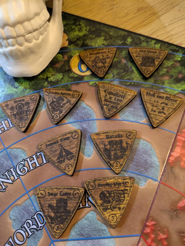 Castle Panic Engines of War Monster Tokens