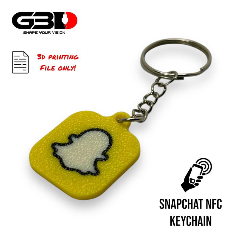 Snapchat NFC keychain