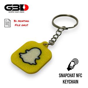 Snapchat NFC keychain