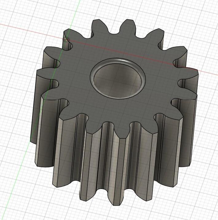 Reverse gear 39144 for motor hoe Pilote 88