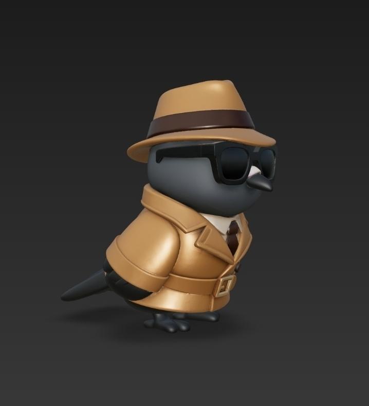 Spioniro Golubiro Anime style