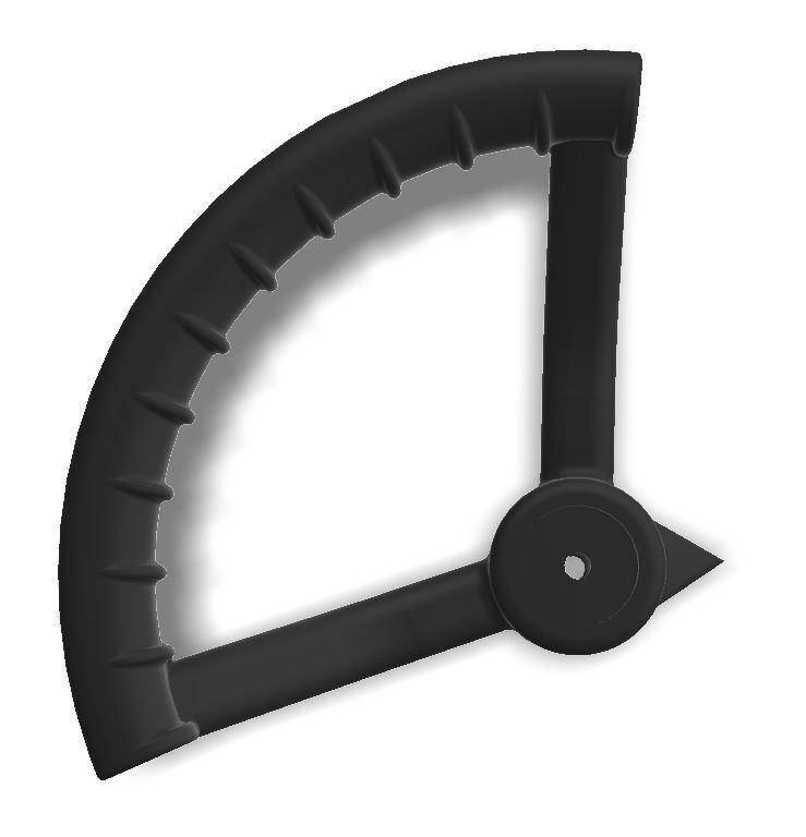 Boeing 737 - steering tiller handle