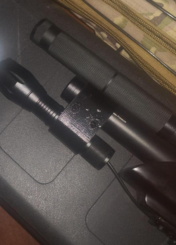 28mm tactical flashlight bracket for 32mm tube