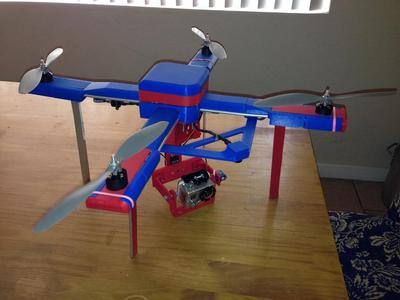 Autonomous Drone - Quadcopter - (LiteCeptor) APM 2.5 Model 