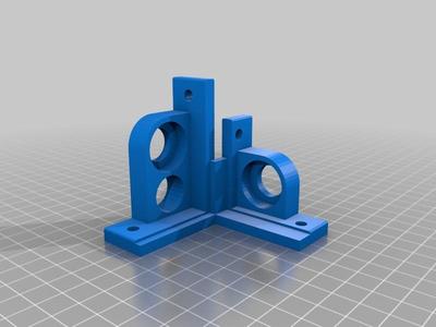 Cl-260 Ultimaker clone tuning parts light version - 2020 precision extrusion connectors + axis + stepper mounts