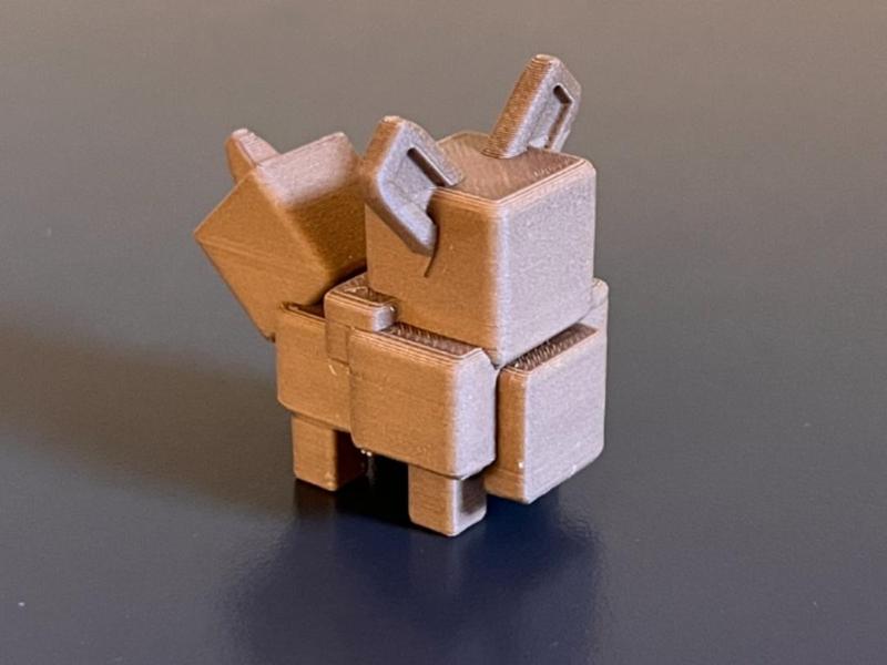 Eevee Pokemon Quest Minecraft cute H4,5 cm