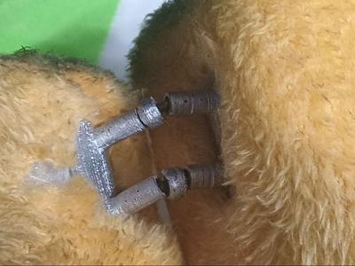 "The Yellow Rabbit" cosplay ear hinge